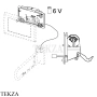 TECE TECEplanus Механизм дистанционного смыва, провод., 6В 9240356