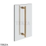 Gessi Pelle Tresse Полотенцедержатель для крепления на стекло, 60 см 78633-726, Warm Bronze Br. PVD