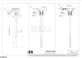 Gessi Ludovica Излив для раковины потолочный 76099-761, бронза Coffee