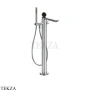 Gessi Perle Смеситель для ванны напольный, внешняя часть 74229-031, хром глянец