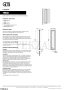 Gessi Ludovica Полотенцедержатель для крепления на стекло, 60 см 76633-708, медь Brushed