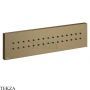 Gessi Rettangolo shower BODY JETS Боковая форсунка 32975-791, Deep Bronze Brushed PVD