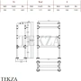 Margaroli Armonia 9-555 Полотенцесушитель электрический 95555505CNC, хром глянец