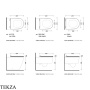 Flaminia LINK сиденье с крышкой Slim с микролифтом 37×45×3 см, красный-бордо Uva pantone матовый