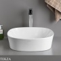 ArtCeram Ghost раковина накладная квадратная GHL001 01 00, белый глянец
