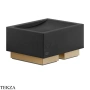 Gessi Rettangolo Мыльница настольная, композит черный 20826-761, Coffee Bronze Brushed PVD