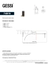 Gessi Perle Стакан для зубных щёток настенный 74816-761, бронза Coffee