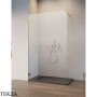 Radaway Essenza Pro Walk-in Душевое ограждение Walk-in неподвижное 115 см, 10103115-09-01, золото глянец