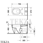Duravit Starck 2 Унитаз комбинированный 2129590000, для сиденья SensoWash, белый глянец
