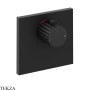 Gessi Incastri Термостат для душа, внешняя часть 75354-299, черный матовый