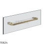 Gessi Perle Полотенцедержатель для крепления на стекло, 30 см 74911-149, нерж. сталь Brush / никель Brushed