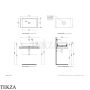 Flaminia BOX 60 раковина накладная 72,5×40×15 см, белый Latte матовый
