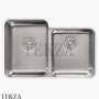 Kohler Undertone Мойка для кухни с двумя чашами K-3177-NA, нержавеющая сталь