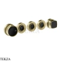 Gessi Jacqueline Термостат для душа на 3 потока, внешняя часть 77136-727, шампань Brushed