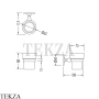 Devon&Devon CAVENDISH Стакан для зубных щеток, керамика WM03CR, хром глянец