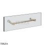 Gessi Pelle Tresse Полотенцедержатель для крепления на стекло, 30 см 78711-432, Crème/ Finox Br. Nickel