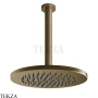 Gessi 316 SHOWER Верхняя душевая лейка D21,8 с креплением 54151-791, Deep Bronze Brushed PVD