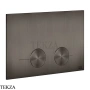 Gessi Total look Клавиша смыва для инсталляции Geberit omega 12, 54615-707, Black Metal Brushed PVD