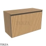 Flaminia Cubika тумба под раковину подвесная 85×37×50 см, 1 ящик и внутренний ящик, натуральный дуб Rovere Naturale Greca
