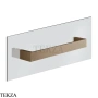 Gessi Rettangolo Полотенцедержатель для крепления на стекло, 30 см 20961-726, Warm Bronze Br. PVD