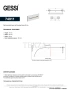 Gessi Perle Полотенцедержатель для крепления на стекло, 30 см 74911-761, бронза Coffee