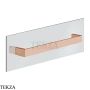Gessi Rettangolo Полотенцедержатель для крепления на стекло, 45 см 20963-030, Copper PVD