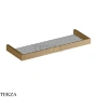 Gessi Rettangolo Решетка-полка в душевую зону 60 см 20950-791, Deep Bronze Brushed PVD