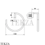 Gessi Goccia Полотенцедержатель-кольцо 38109-123, Copper глянец
