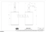Gessi INCISO accessories Дозатор для жидкого мыла настольный, белый 66437-791, Deep Bronze Br. PVD