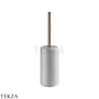 Gessi Goccia Ершик напольный, белая керамика 38043-030, Copper PVD