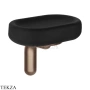 Gessi Goccia Мыльница настенная, черная керамика 38002-708, Copper Br. PVD