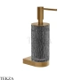 Gessi Incastri Дозатор для мыла настенный, Light smoke 75413-726, бронза Brushed