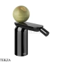 Gessi Perle Смеситель для биде с донным клапаном 74567-706, black хром глянец