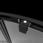 Radaway Premium Pro KDJ Душевая дверь раздвижная 140 см, левая L, 1015140-54-01L, черный матовый