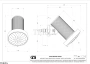 Gessi 316 SPOTWATER CESELLO Душевая головка настенная, 3 функции 57255-761, Coffee Bronze Brushed PVD