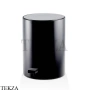 Decor Walther TE 50 Ведро для мусора круглое, крышка softclose 0613660, черный матовый