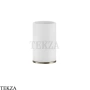 Gessi INCISO accessories Стакан настольный, композит белый 58531-031, хром глянец