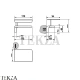 Gessi Goccia Бумагодержатель с крышкой-полкой 38049-031, хром глянец