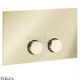 Gessi Incastri Клавиша смыва для инсталляции Geberit Sigma 8 и Sigma 12 75611-710, шампань глянец