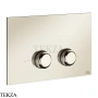 Gessi VENTI20 Клавиша смыва для инсталляции SANIT, Villeroy&Boch 54659-720, Nickel PVD