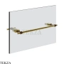 Gessi Jacqueline Полотенцедержатель для крепления на стекло, 30 см 77511-727, шампань Brushed