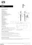 Gessi ANELLO Смеситель для биде на 1 отверстие 63307-761, Coffee Bronze Br. PVD