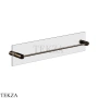Gessi RILIEVO Полотенцедержатель для крепления на стекло, 60 см 59566-845, Dark Bronze