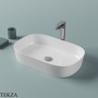 ArtCeram Ghost раковина накладная прямоугольная GHL002 01 00, белый глянец