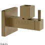 Gessi TOTAL LOOK Запорный клапан с фильтром, квадратный 01412-791, бронза Deep