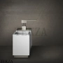 Gessi Rettangolo Ёршик напольный, композит белый 20843-031, хром глянец