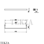 Gessi Rettangolo Держатель для банного полотенца 60 см 20903-031, хром глянец