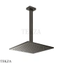 Gessi Rettangolo shower Верхний душ с потолочным кронштейном под размер 15199-707, Black Metal Brushed PVD