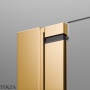Radaway Nes PND I Шторка на ванну двустворчатая 120 см, левая L, 10010120-09-01L, золото глянец