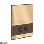 Gessi Клавиша смыва для инсталляции Geberit omega 12 56415-845, бронза Dark Brush
